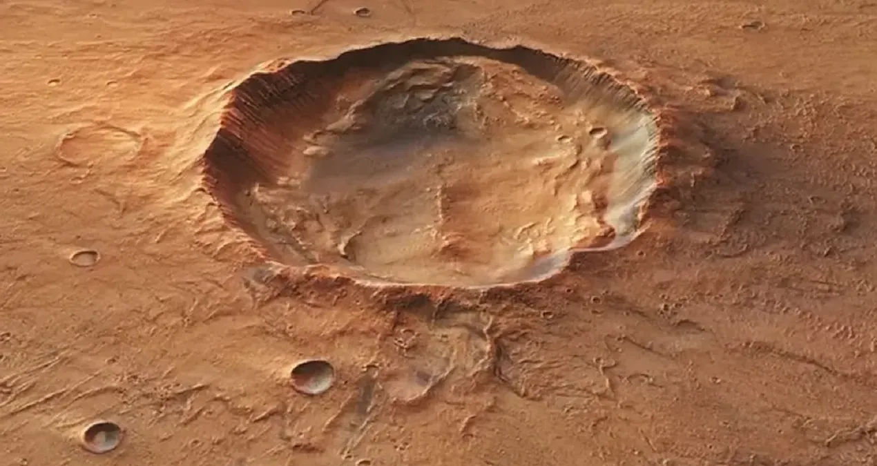 Mars’ta şehir büyüklüğünde ‘kozmik kelebek’ görüntülendi