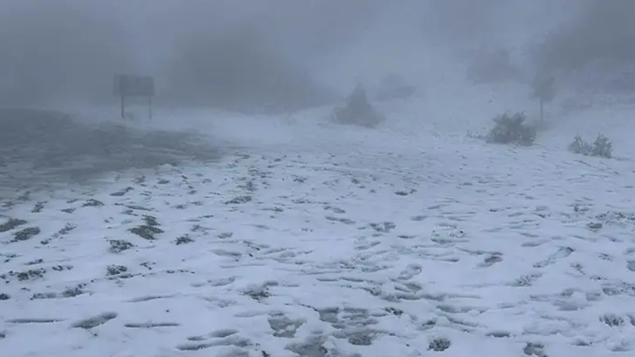 Mayıs Ayında Spil Dağı’na Kar Yağdı